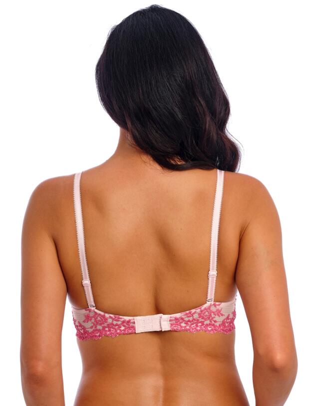 Wacoal Embrace Lace Plunge Bra Ballet Slipper/Chateau Rose
