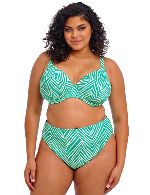 Elomi Fiji Falls Mid-Rise Bikini Brief Marine