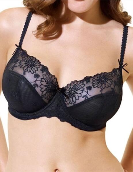 5051 Panache Ariza Balcony Bra Black - 5051 Black