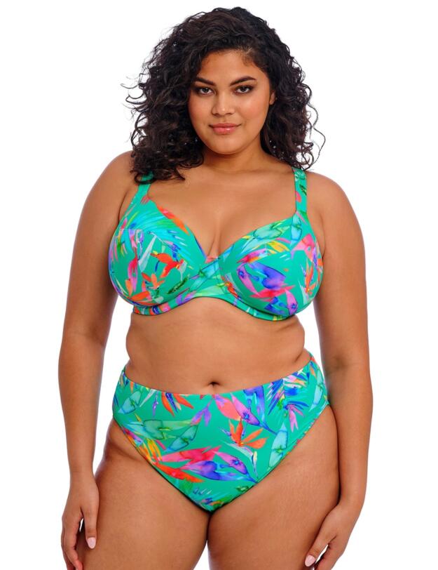 Elomi Toyama Plunge Bikini Top Jade