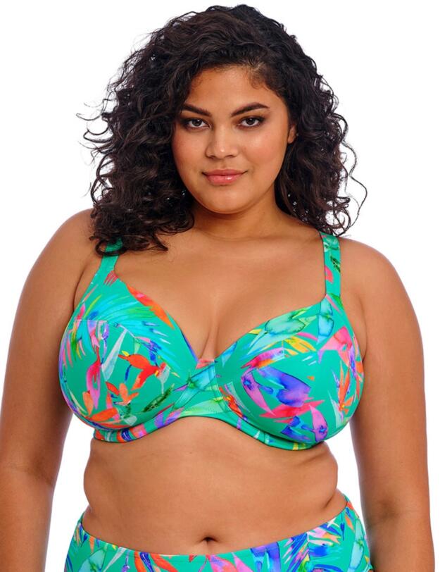 Elomi Toyama Plunge Bikini Top Jade
