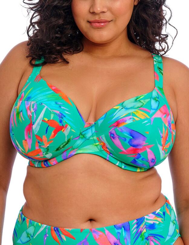 Elomi Toyama Plunge Bikini Top Jade