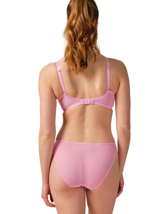 Gossard Glossies Lace Sheer Bra Sweet Lilac
