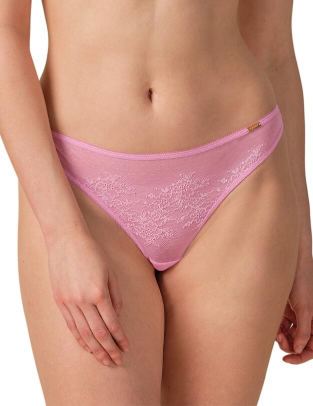 Gossard Glossies Lace Thong Sweet Lilac