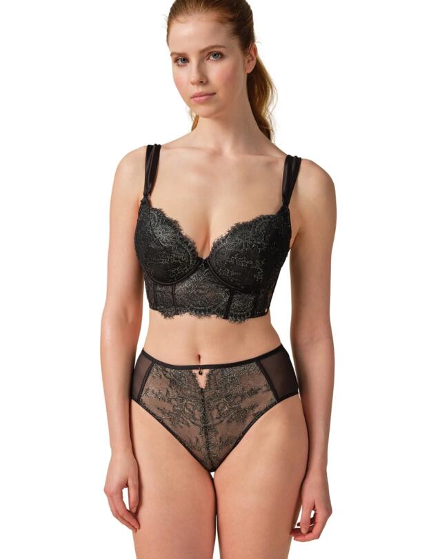 Gossard VIP Intrigue Deep Brief Black