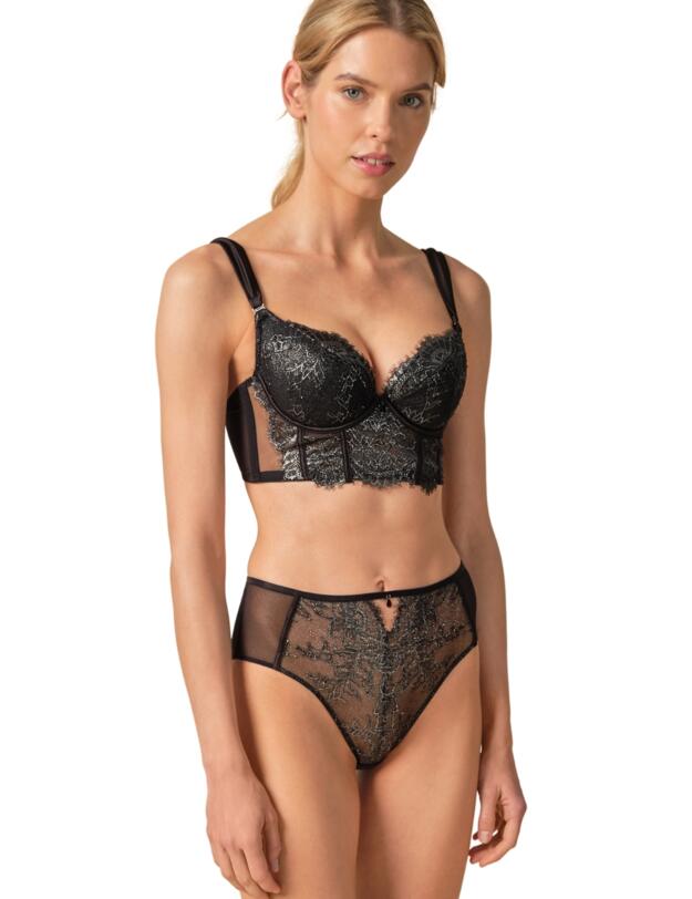 Gossard VIP Intrigue Deep Brief Black