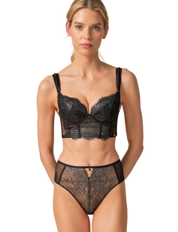 Gossard VIP Intrigue Deep Brief Black