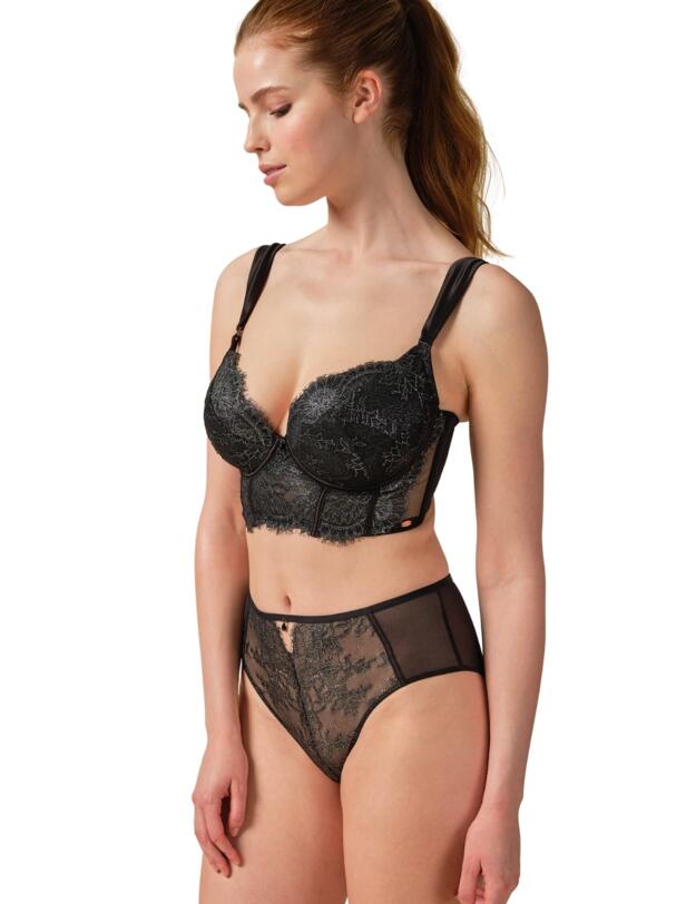 Gossard VIP Intrigue Deep Brief Black