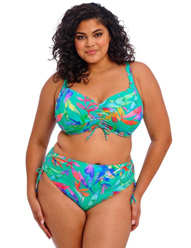 Elomi Toyama Tides Adjustable Bikini Brief Jade