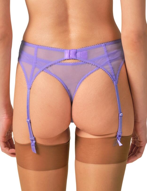 Gossard Superboost Lace Suspender Purple Hebe