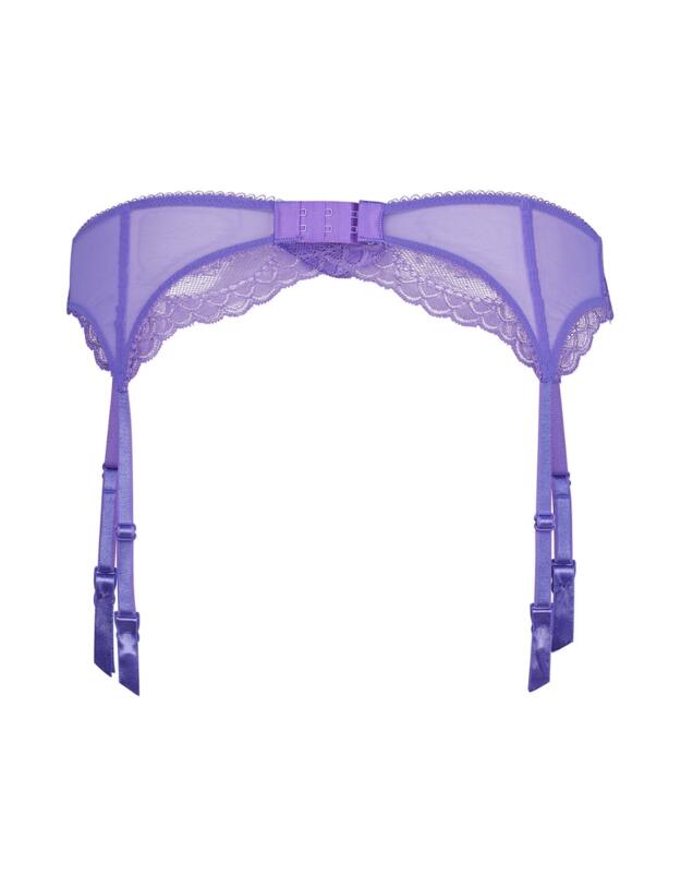 Gossard Superboost Lace Suspender Purple Hebe