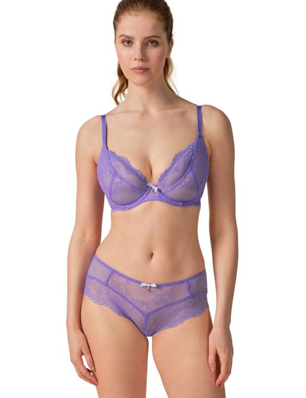 Gossard Superboost Lace Short Purple Hebe