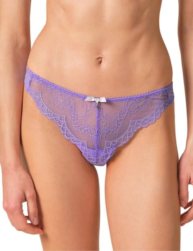 Gossard Superboost Lace Thong Purple Hebe