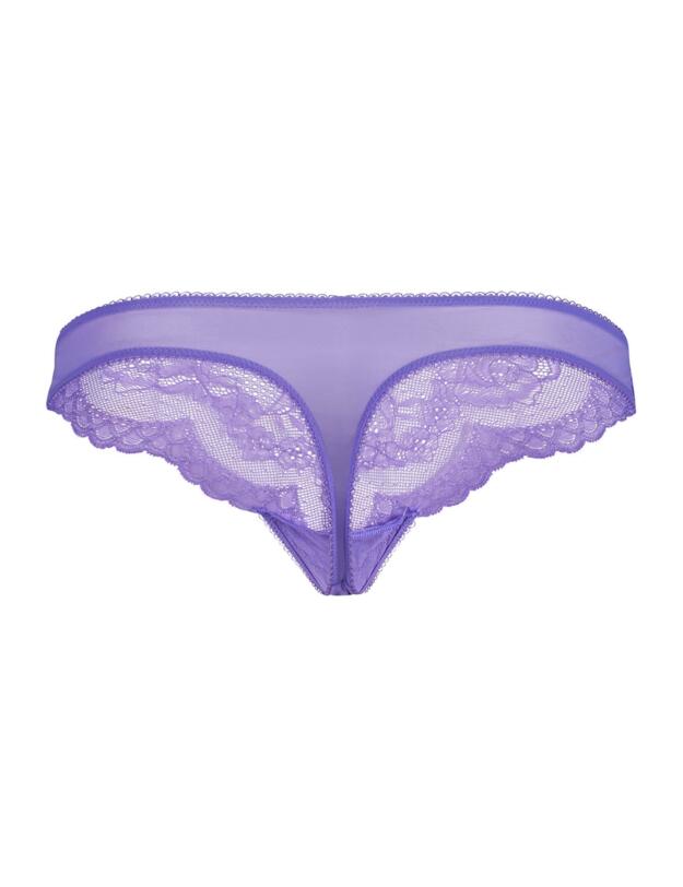 Gossard Superboost Lace Thong Purple Hebe