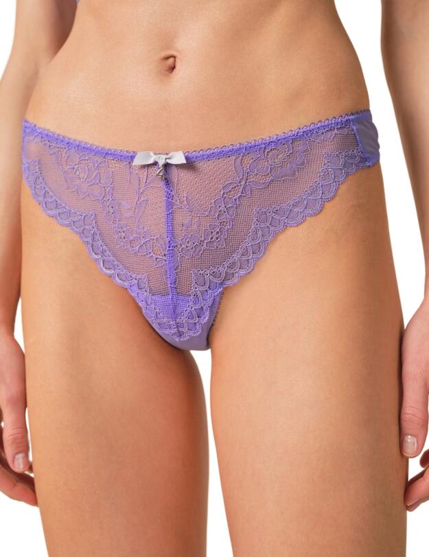 Gossard Superboost Lace Thong Purple Hebe