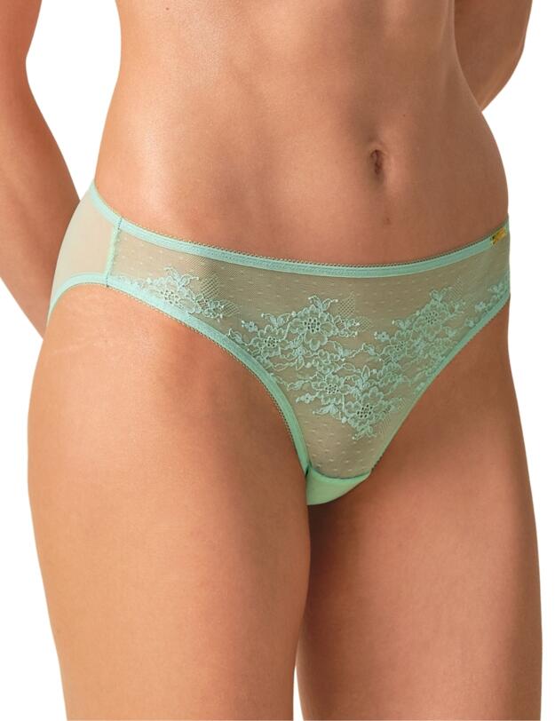 Gossard Glossies Lace Brief Brook Green