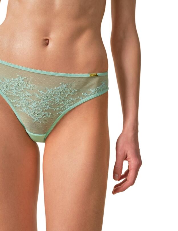 Gossard Glossies Lace Brief Brook Green