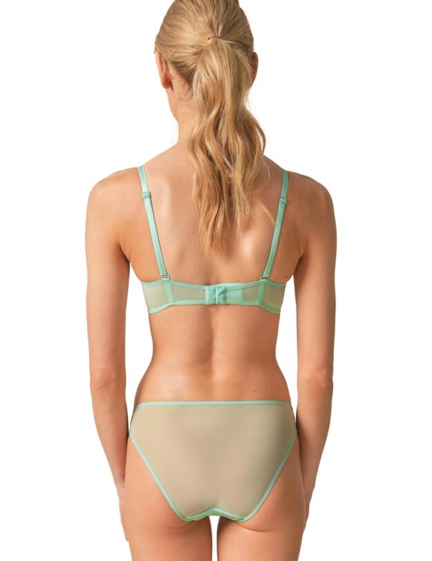 Gossard Glossies Lace Brief Brook Green