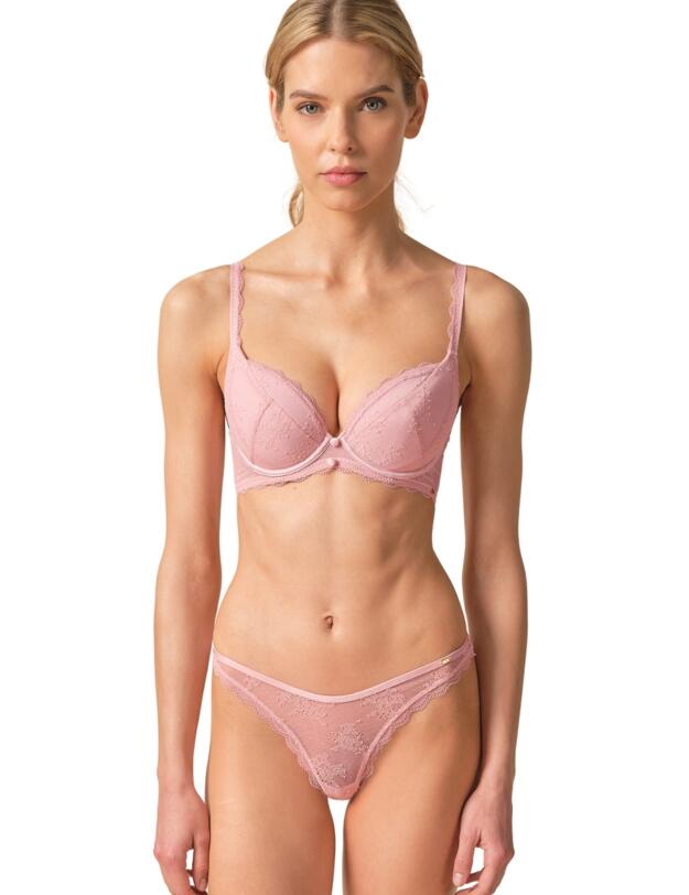 Gossard Vintage Romance Brazilian Brief Soft Pink 