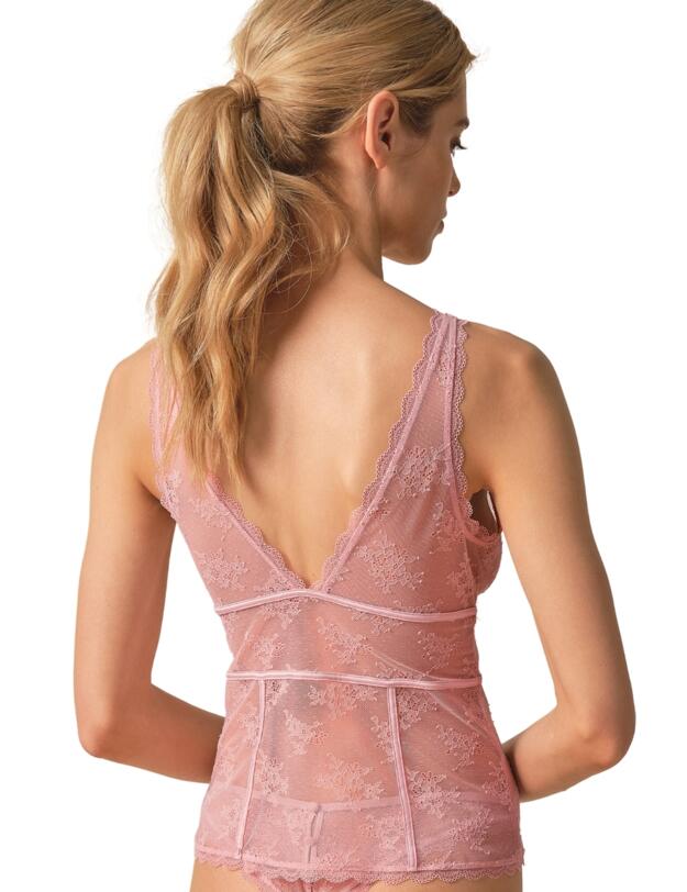 Gossard Vintage Romance Cami Top Soft Pink 