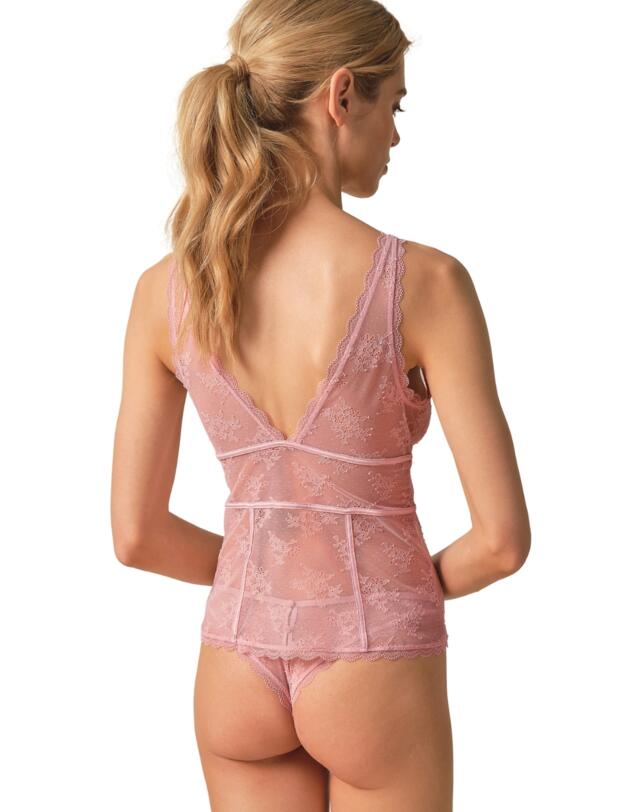 Gossard Vintage Romance Cami Top Soft Pink 