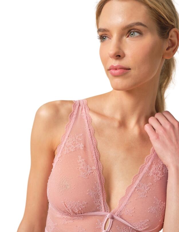 Gossard Vintage Romance Cami Top Soft Pink 