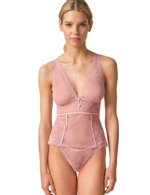 Gossard Vintage Romance Cami Top Soft Pink 