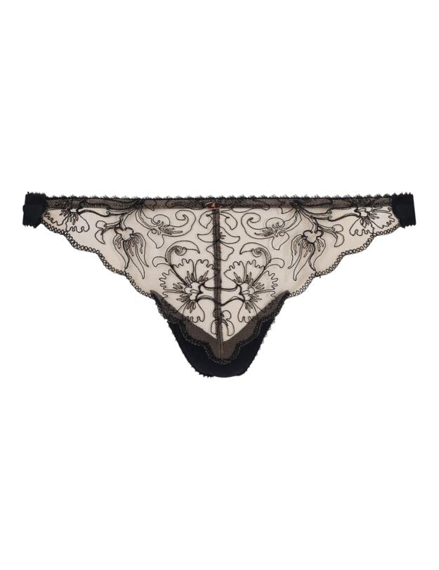 Gossard VIP Fleur De Nuit Thong Black 