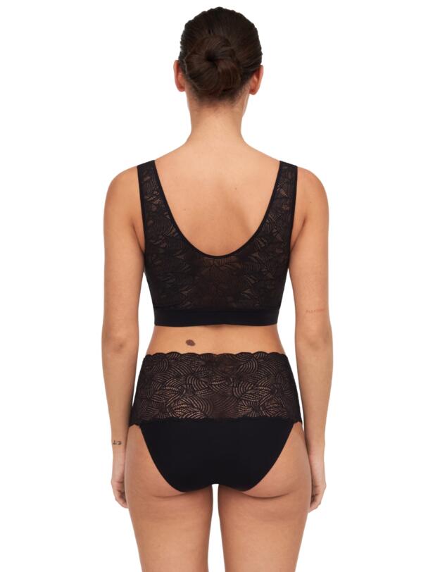 Chantelle Soft Stretch Lace Full Brief Black