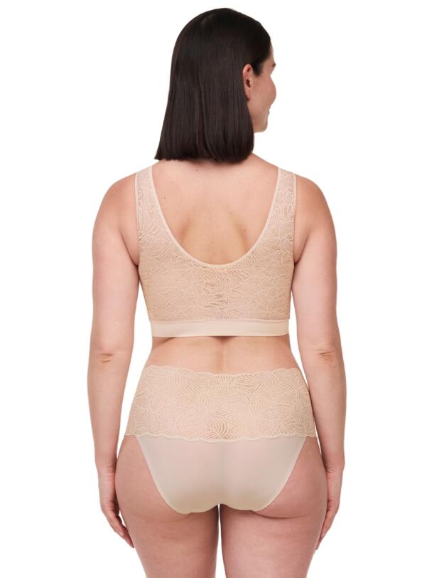 Chantelle Soft Stretch Lace Full Brief Golden Beige