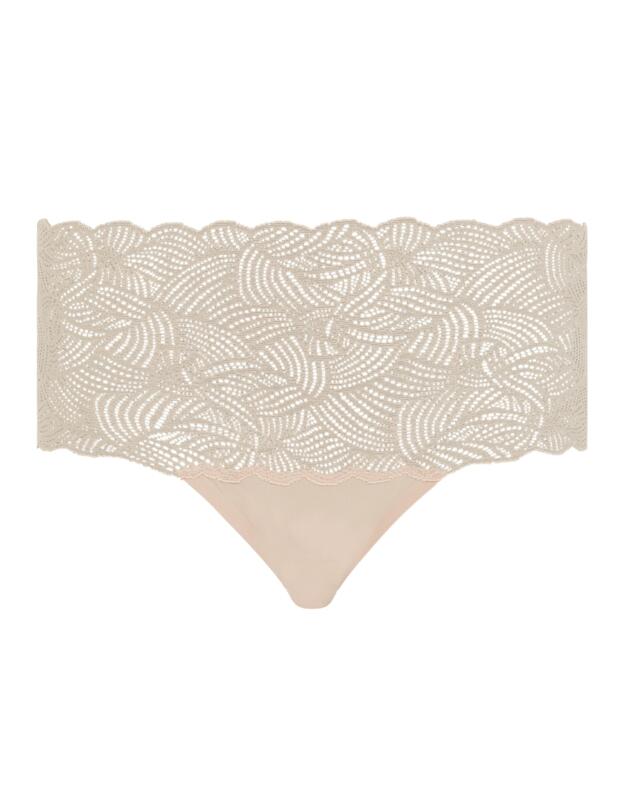 Chantelle Soft Stretch Lace Full Brief Golden Beige