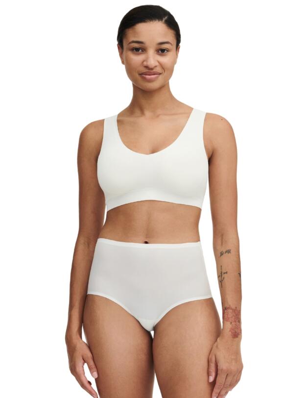 Chantelle Soft Stretch Padded Crop Top Ivory