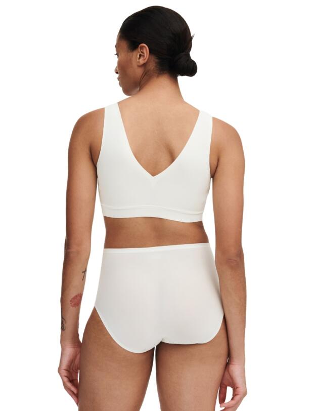 Chantelle Soft Stretch Padded Crop Top Ivory