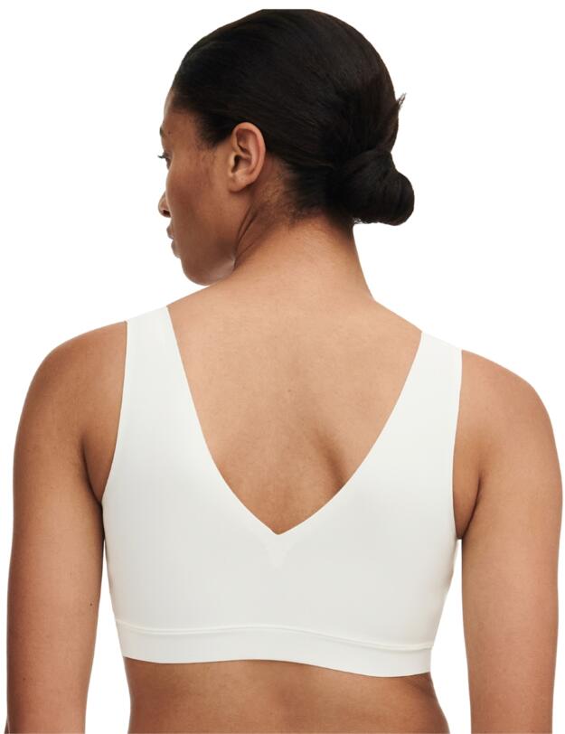 Chantelle Soft Stretch Padded Crop Top Ivory