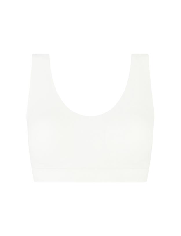 Chantelle Soft Stretch Padded Crop Top Ivory