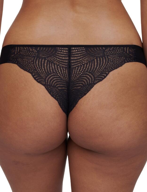 Chantelle Soft Stretch Lace Tanga Black