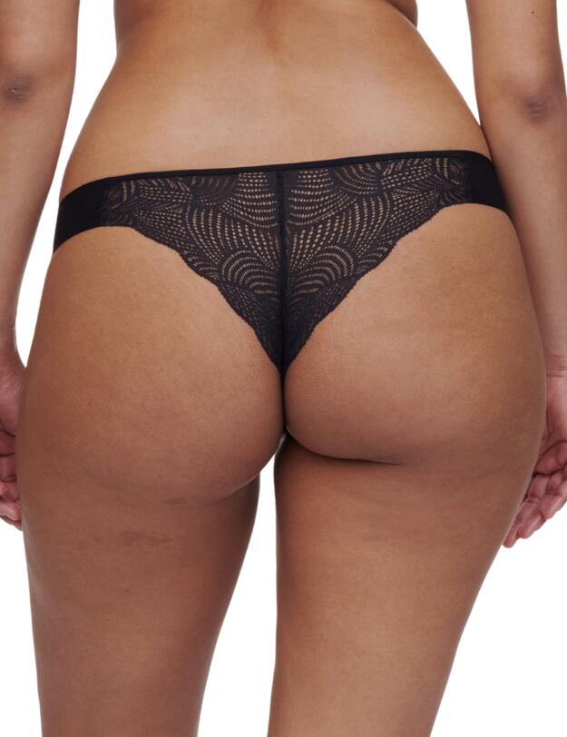 Chantelle Soft Stretch Lace Tanga Black