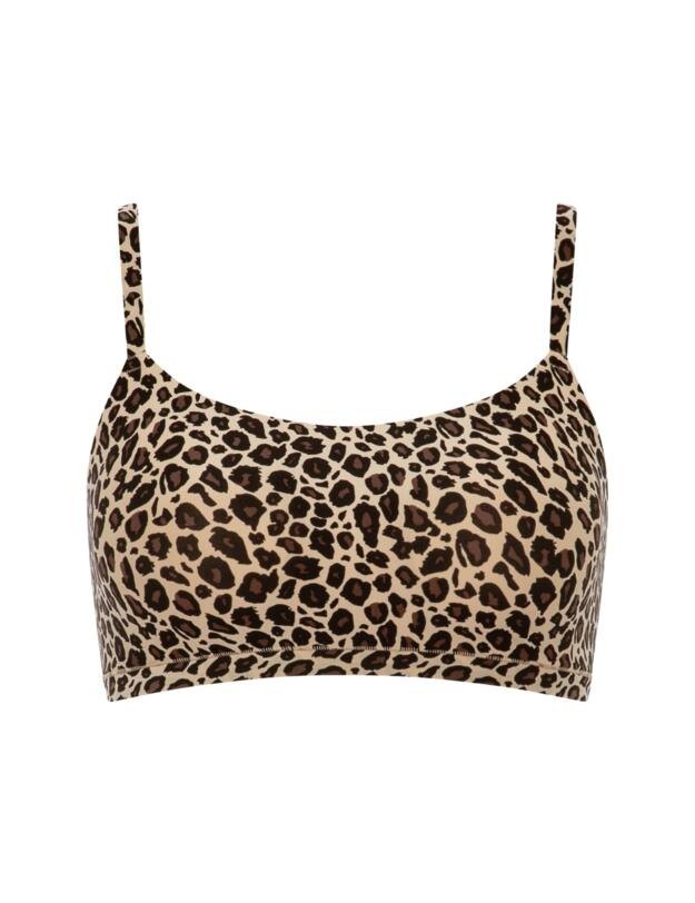 Chantelle Soft Stretch Padded Bralette Leopard Print