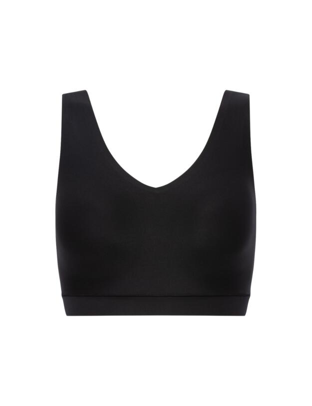 Chantelle Soft Stretch Padded Crop Top Black