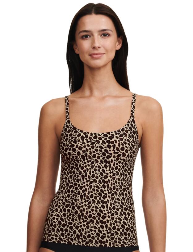 Chantelle Soft Stretch Camisole Top Leopard Print