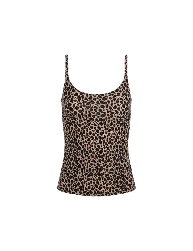 Chantelle Soft Stretch Camisole Top Leopard Print
