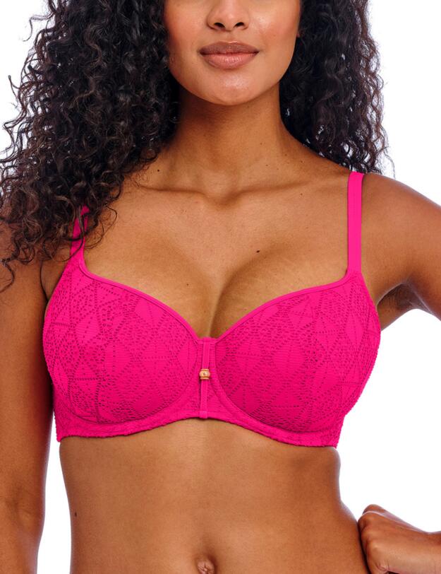Freya Nomad Nights Sweetheart Bikini Top Fuchsia