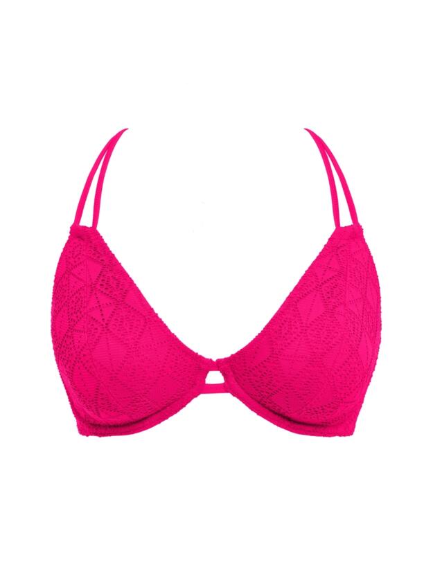 Freya Nomad Nights Halter Bikini Top Fuchsia