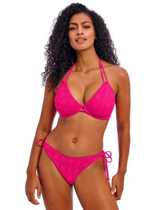 Freya Nomad Nights Halter Bikini Top Fuchsia