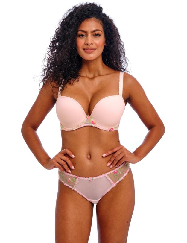 Freya Love Crush Moulded Plunge T-Shirt Bra Pink Champagne