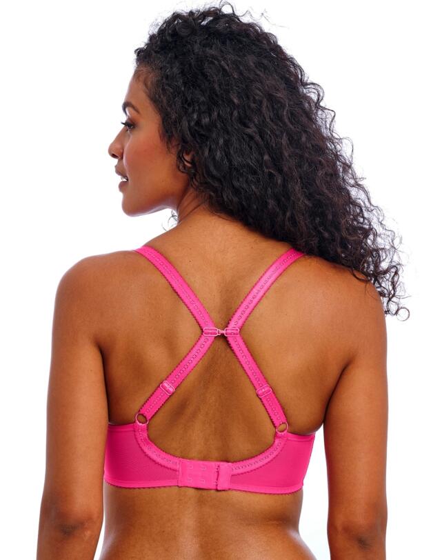 Freya Fascinate Moulded Plunge T-Shirt Bra Hot Pink
