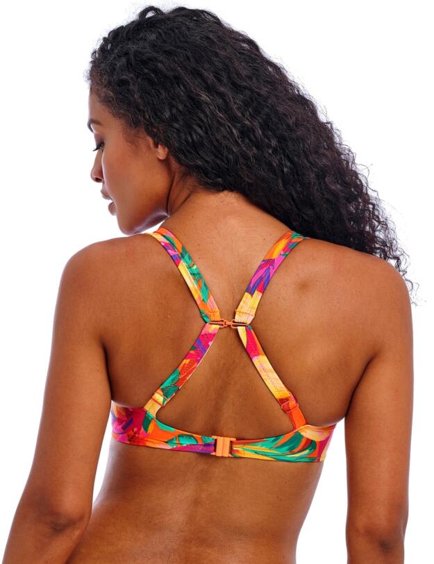 Freya Sun Haze High Apex Bikini Top Mandarin