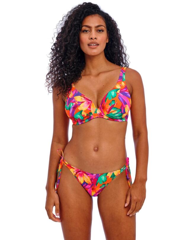 Freya Sun Haze High Apex Bikini Top Mandarin