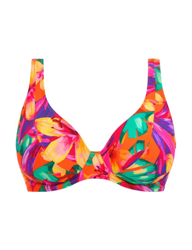 Freya Sun Haze High Apex Bikini Top Mandarin