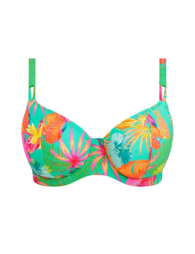 Freya Isla Margarita Plunge Bikini Top Jade